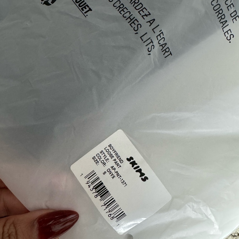 NWT SKIMS BOYFRIEND LOOSE PANTS - Picture 6 of 6